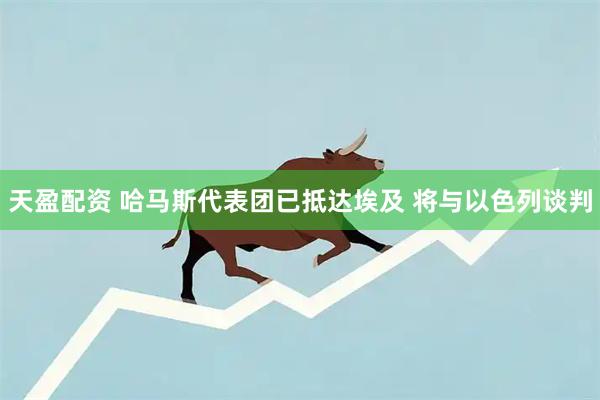 天盈配资 哈马斯代表团已抵达埃及 将与以色列谈判